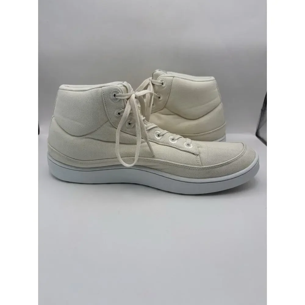 Allbirds Canvas Pacer Mid White Sneakers Men Size 13